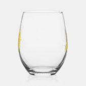 Verre À Vin Sans Pied Citron (Droite)