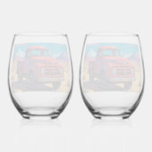 Verre À Vin Sans Pied Classic American Pickup   (Verso)