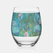 Verre À Vin Sans Pied Claude Monet Water Lilies Mariage (Gauche)
