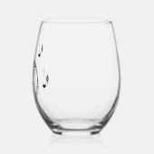 Verre À Vin Sans Pied Climactic G Clef Music (Gauche)