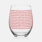 Verre À Vin Sans Pied Cœurs (Gauche)