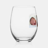 Verre À Vin Sans Pied Collage photo classique moderne (Droite)