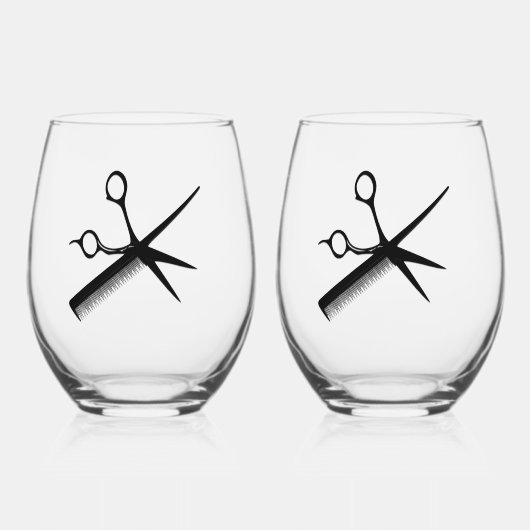 Verre À Vin Sans Pied Conception de beautician (Recto)
