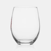 Verre À Vin Sans Pied Conception de chat drôle de la Saint-Valentin - Ch (Gauche)