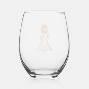 Verre À Vin Sans Pied Conception de chemise vectorielle de bénédiction r