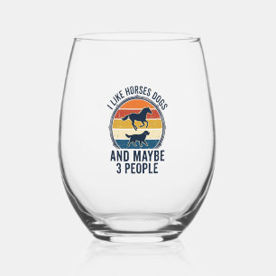 Verre À Vin Sans Pied Conception de coucher de soleil vintage pour amate