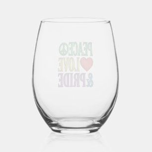 Verre À Vin Sans Pied Conception de vecteur de gravure vintage de fierté