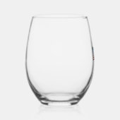 Verre À Vin Sans Pied Conception vectorielle de lettrage de drapeau de p (Droite)
