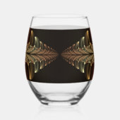 Verre À Vin Sans Pied Construction d'Imaginaires Art Fractal Abstrait br (Droite)