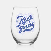 Verre À Vin Sans Pied Continuez (Verso)