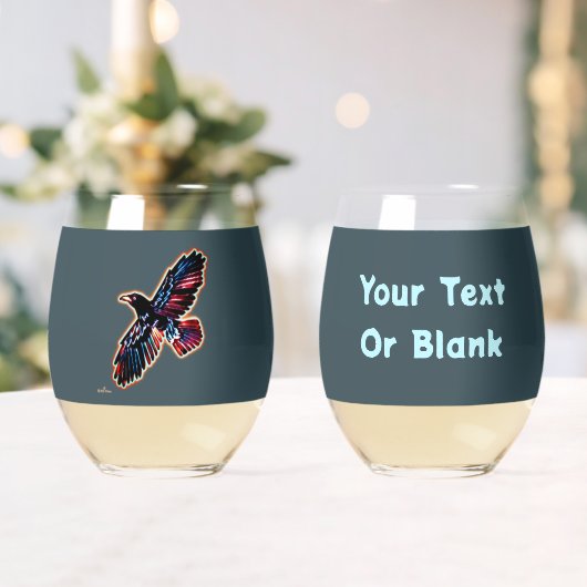 Verre À Vin Sans Pied Corbeau Iridescendant (Insitu (Mariage))