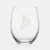 Verre À Vin Sans Pied Corgi (Verso)