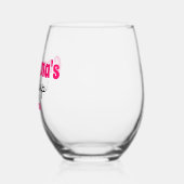 Verre À Vin Sans Pied Coupe Sippy de grand-mère personnalisée (Gauche)