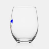 Verre À Vin Sans Pied Créatures de la mer de Noël (Gauche)