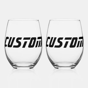 Verre À Vin Sans Pied Créez votre ensemble personnalisé de 2