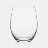 Verre À Vin Sans Pied Créez Votre Propre Design Simple et Personnalisé (Gauche)