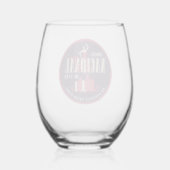 Verre À Vin Sans Pied Cuba Vins sans tache (Verso)