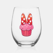 Verre à vin sans pied Cupcake (Recto)