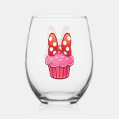 Verre à vin sans pied Cupcake (Verso)