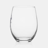 Verre À Vin Sans Pied Custom Captain Boat Nautical Gift (Gauche)