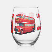 Verre À Vin Sans Pied Custom Name London England (Recto)