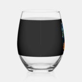 Verre À Vin Sans Pied Cute American Staffordshire Terrier Dog Halloween (Droite)