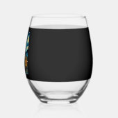 Verre À Vin Sans Pied Cute English Bulldog Dog Halloween Jack O Lantern (Gauche)