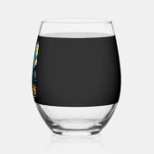 Verre À Vin Sans Pied Cute Great Dane Dog Halloween Jack O Lantern Pumpk (Gauche)