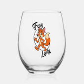 Verre À Vin Sans Pied Dame Glace Fox (Recto)