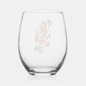 Verre À Vin Sans Pied Dame Glace Fox (Verso)