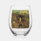 Verre À Vin Sans Pied Daniel dans le Den des Lions (Verso)