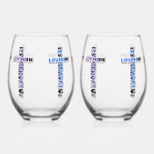 Verre À Vin Sans Pied Dans la mémoire aimante (Droite)