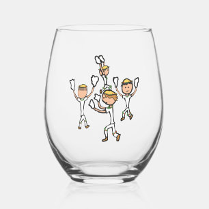 Verre À Vin Sans Pied Danse Morris