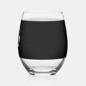 Verre À Vin Sans Pied Daschund Dog Christmas Santa Hat Xmas Light Woofy (Gauche)