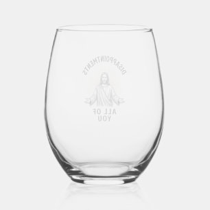 Verre À Vin Sans Pied Déceptions Vous Tous Chemise Religieuse Vintage