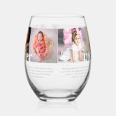 Verre À Vin Sans Pied Définition personnalisée moderne de la photo mère (Gauche)