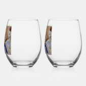 Verre À Vin Sans Pied Degas Dancer with Blue Ribbon (Gauche)