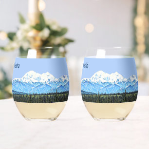 Verre À Vin Sans Pied Denali (Mt. McKinley)