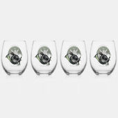 Verre À Vin Sans Pied Deutsch Drahthaar (Recto)