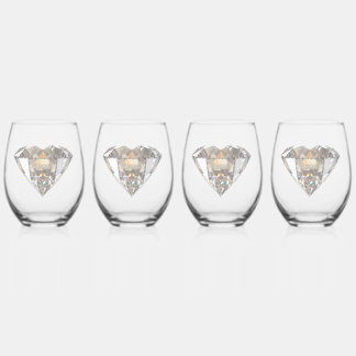 Verre À Vin Sans Pied Diamond Life