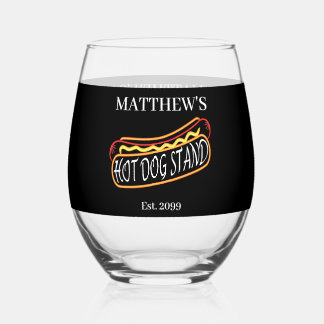 Verre À Vin Sans Pied Distributeur de boissons amusant pour stand de hot