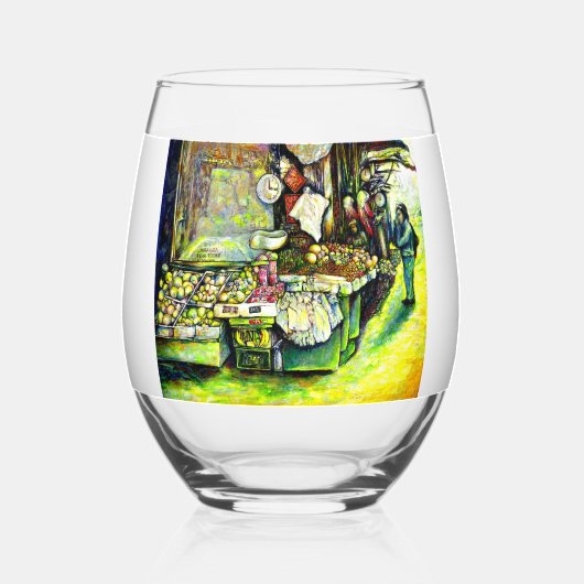 Verre À Vin Sans Pied Dit pour impliquer toute l'idée (Verso)