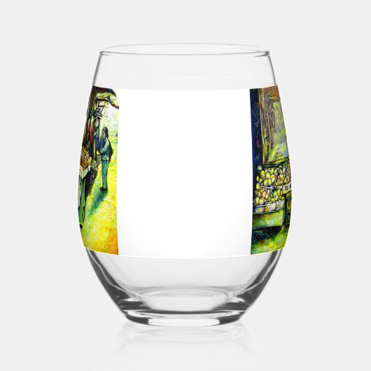 Verre À Vin Sans Pied Dit pour impliquer toute l'idée (Gauche)