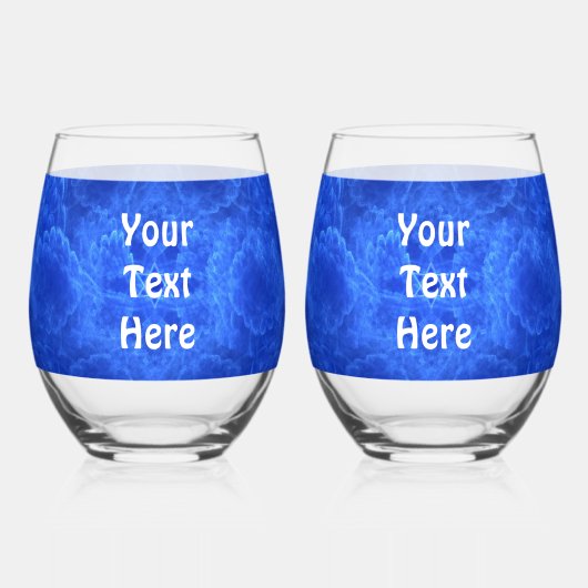 Verre À Vin Sans Pied Dove - Shalom Fractal (Verso)