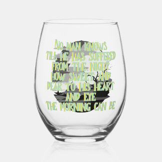 Verre À Vin Sans Pied Dracula Novel Citation Vin Stemless