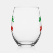 Verre À Vin Sans Pied Drapeau iranien (Gauche)
