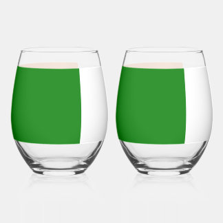 Verre À Vin Sans Pied Drapeau irlandais enchevêtré