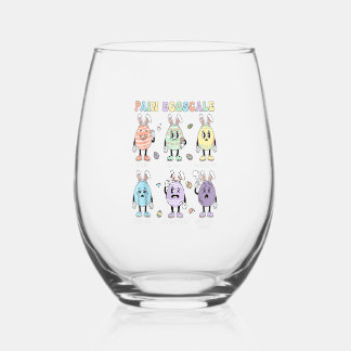 Verre À Vin Sans Pied Échelle de douleur Cute Eggs infirmière triage éva