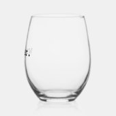 Verre À Vin Sans Pied Écrivain (Gauche)