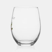 Verre À Vin Sans Pied Elegant Happy Easter Decorative Eggs  (Gauche)